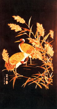 麥秸畫藝術欣賞 麥秸畫
